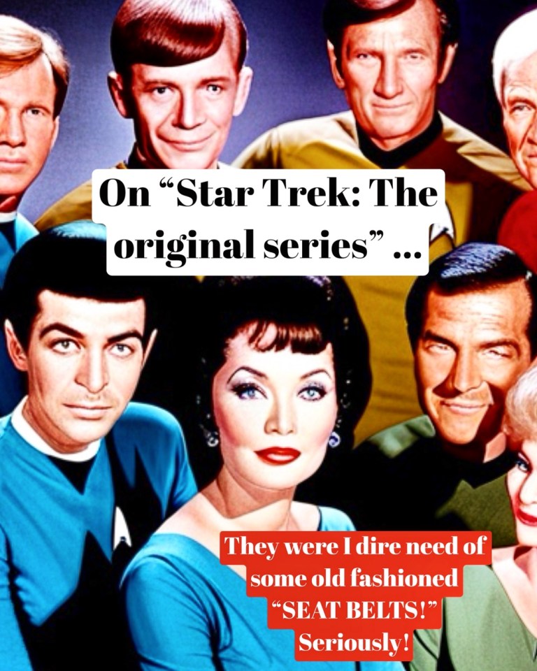 If you’ve ever seen the original series then you know what I’m talking about! They were constantly getting thrown all over the place and it was clearly evident that they may have been in the “final frontier” but they got lost somewhere along the way! #startrek #startreckoriginalseries