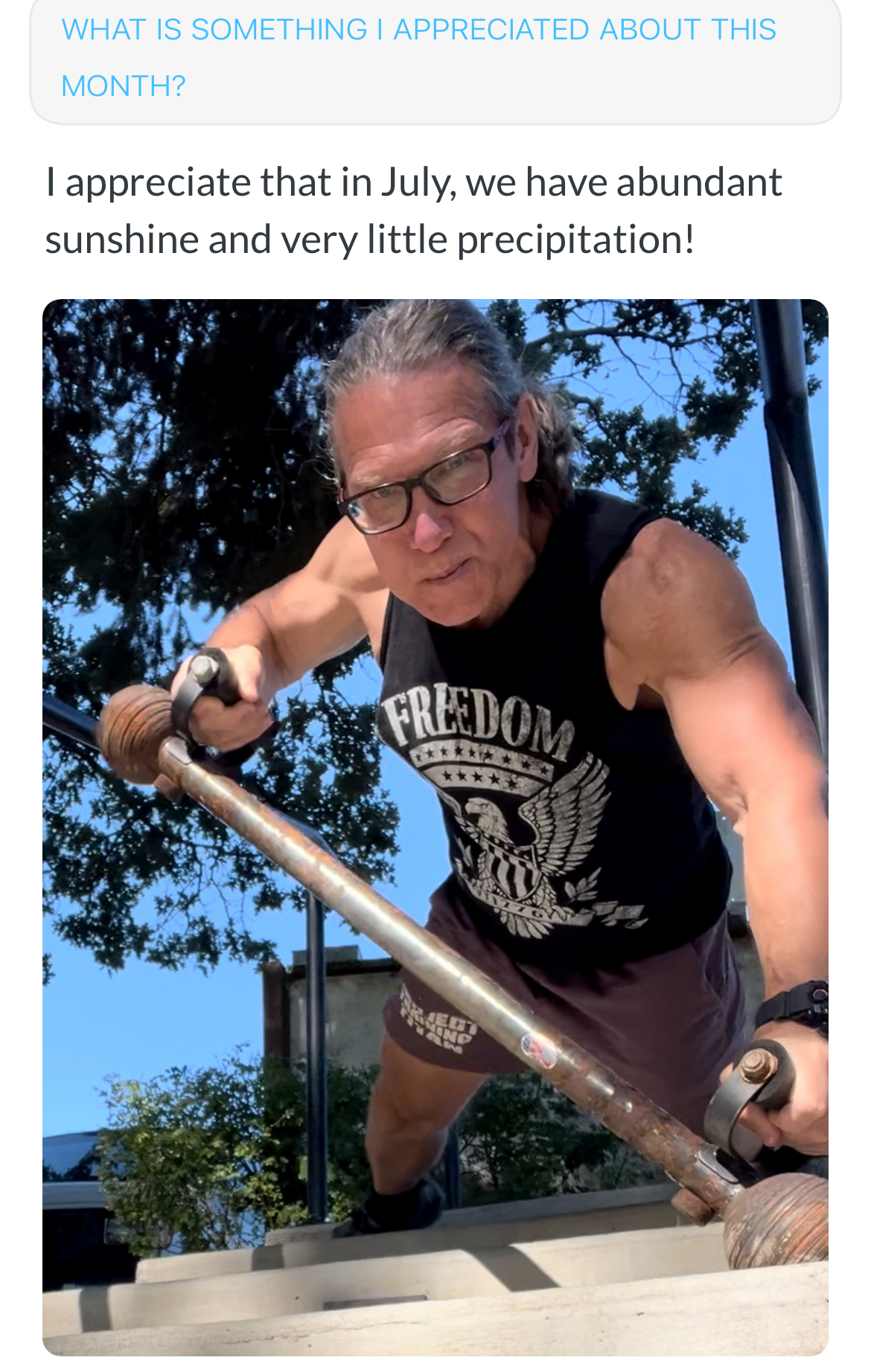 Purchase only one piece of “functional training equipment” at a time and “milk it” for all it’s worth! (Think of all the ways you can use it before buying something else!) – “The” Trainer
