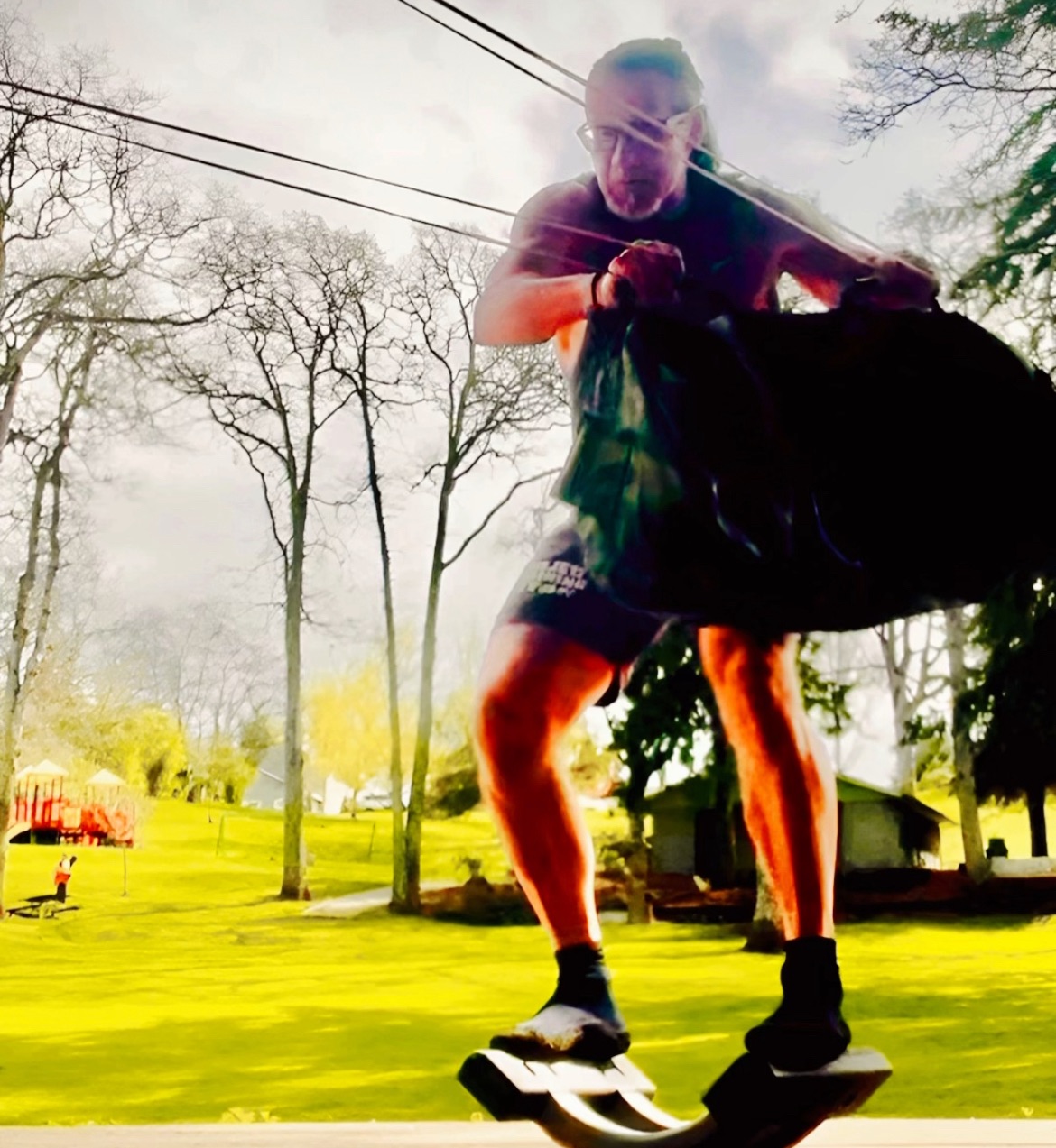 get your balance on, outdoors!