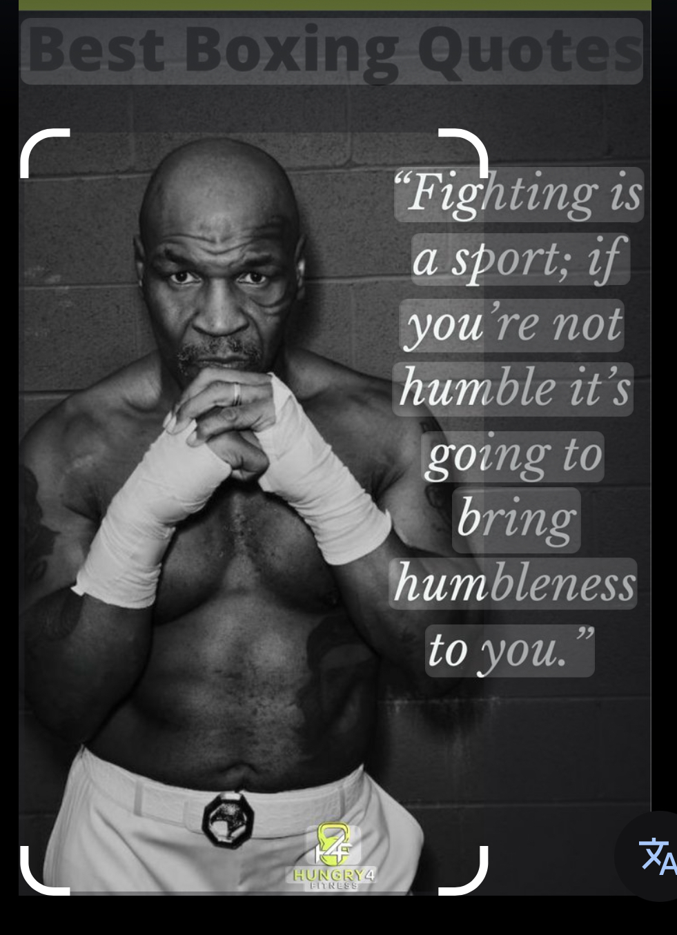 Boxing Quotes