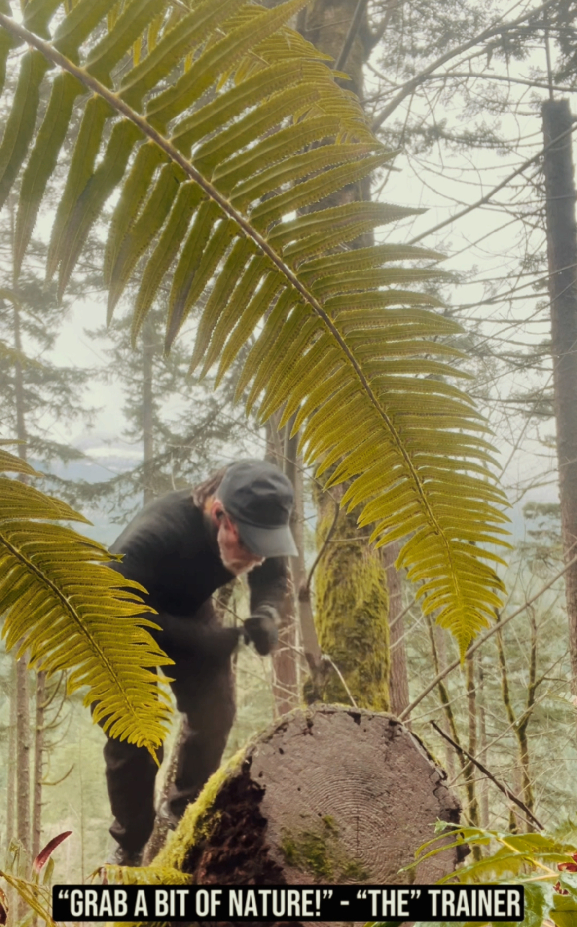 “While you’re there, ‘take out’ a piece of nature!” – “The” Trainer
