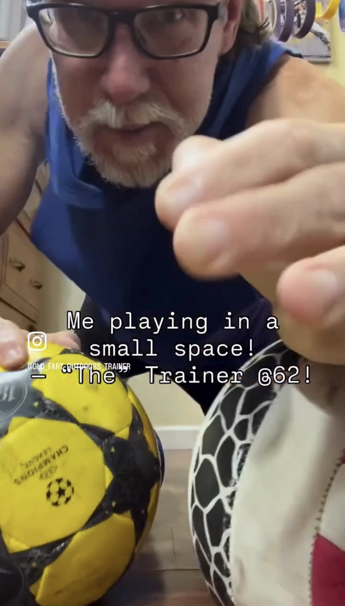 Me playing in small spaces — “The” Trainer @62! #functionaltraining #functionaltrainer #smallspaceworkout #smallspaceworkouts #smallspacetraining #traininginsmallspaces #plyometricstraining #plyometricworkout