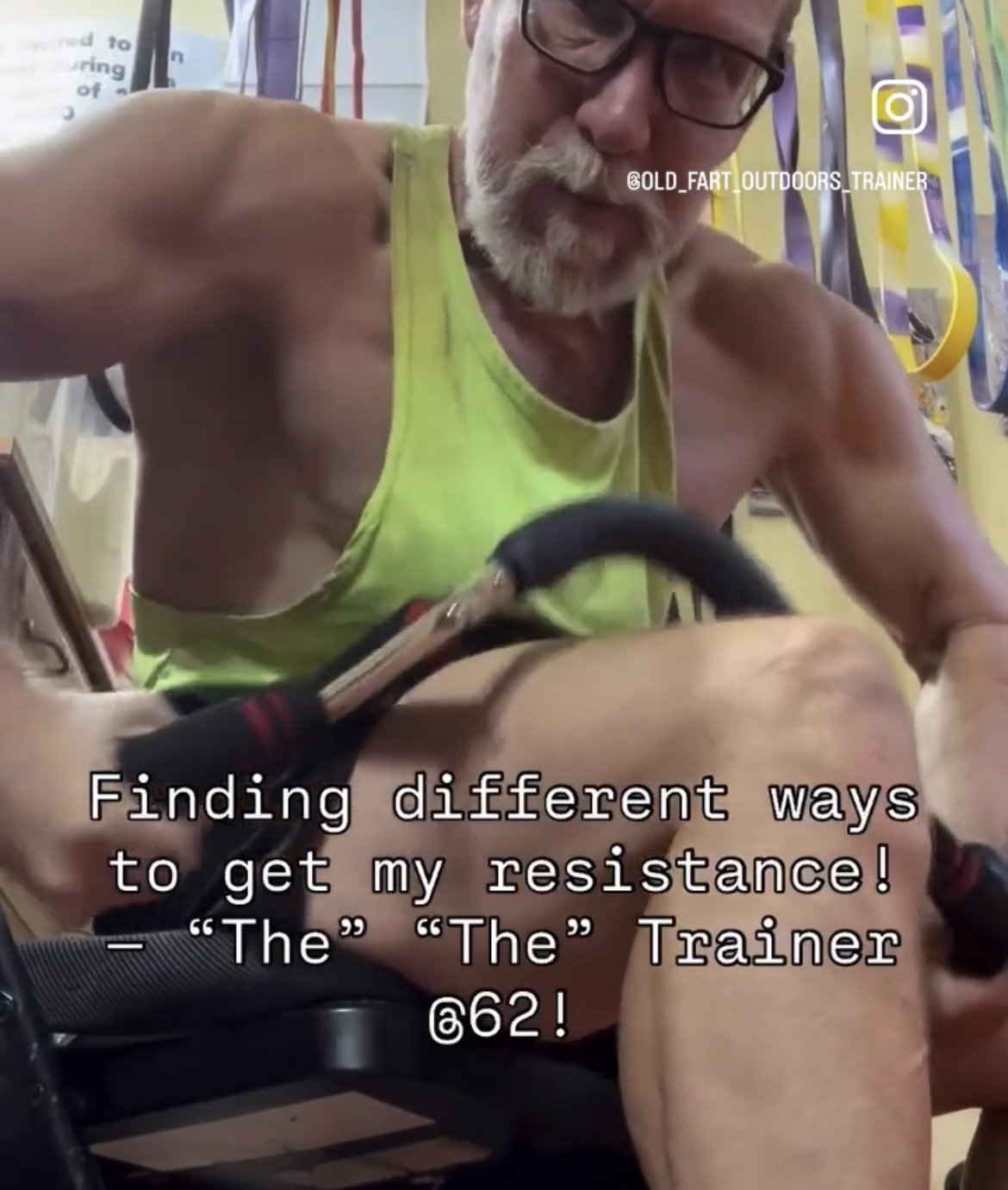 Finding different ways to get my resistance! — “The” Trainer @62! #typesofresistancetraining