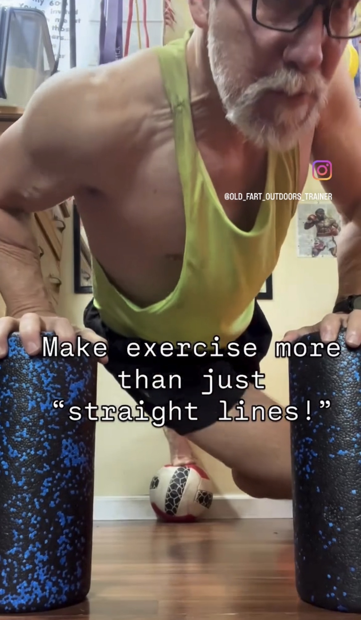 Make your exercises to be more than just straight lines! Try it and you’ll see! #functionaltraining #creating