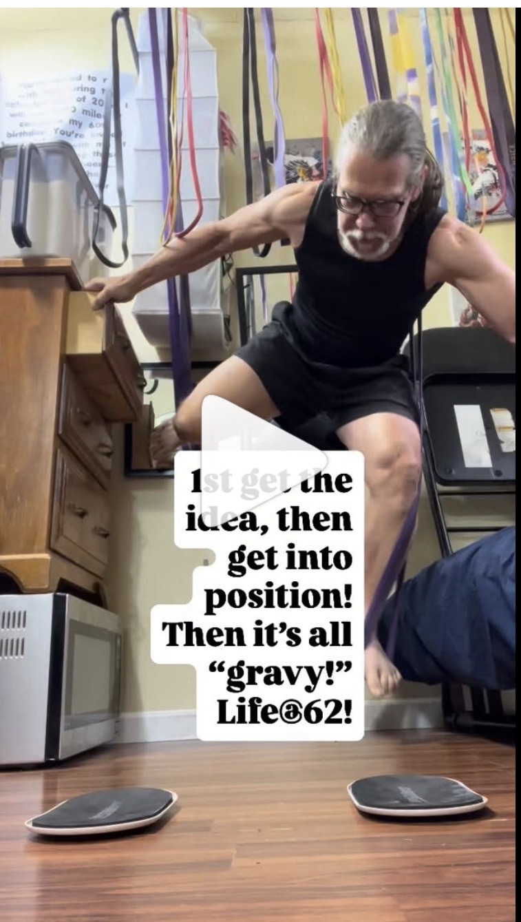 #1 get idea #2 follow through… Life@62!