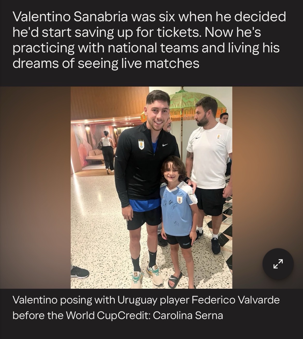 This 10-Year-Old Earned $2 Per Chore for 4 Years to Save Enough Money for FIFA World Cup Tickets (and It Keeps Paying Off)